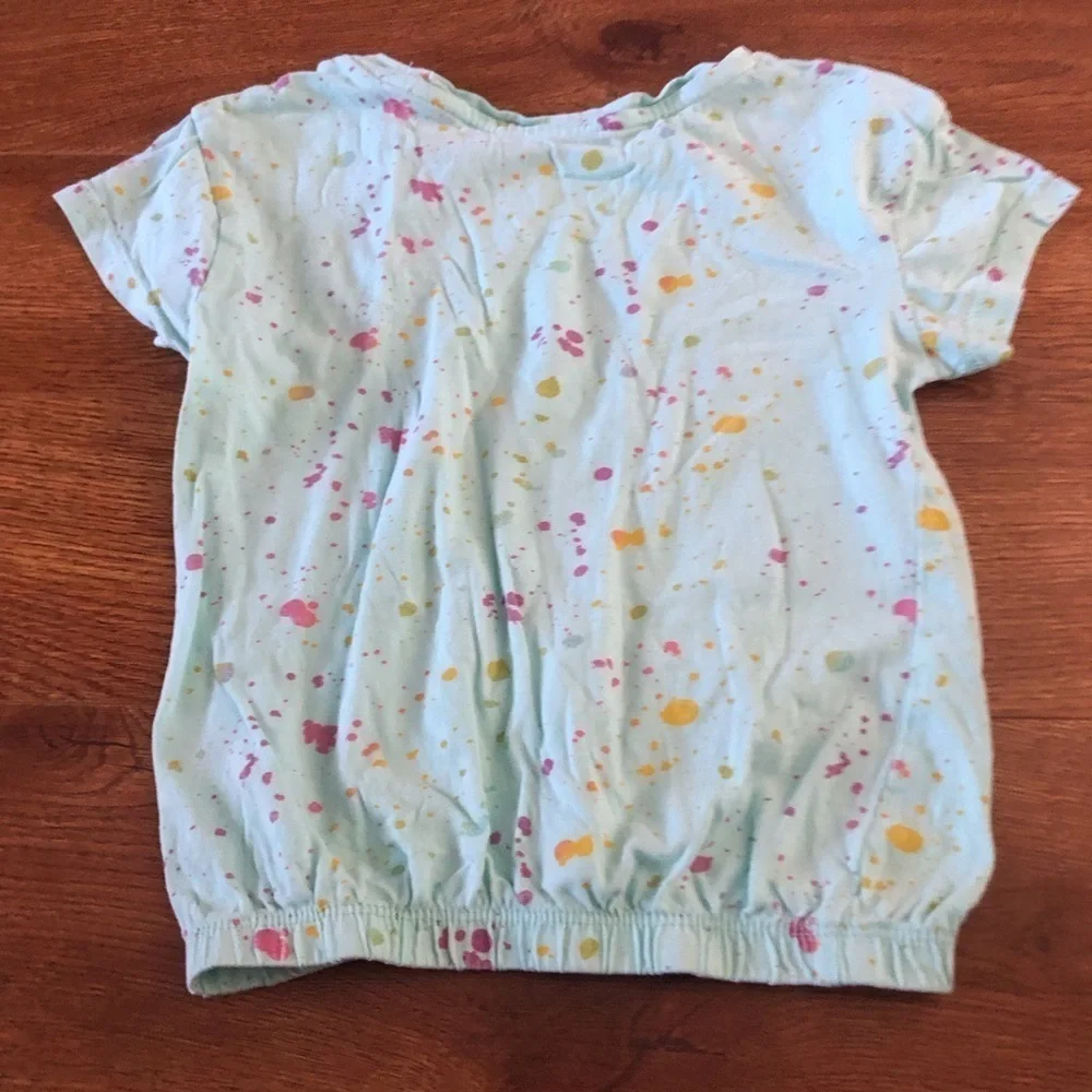 RBX splatter short sleeve graphic tee in size S